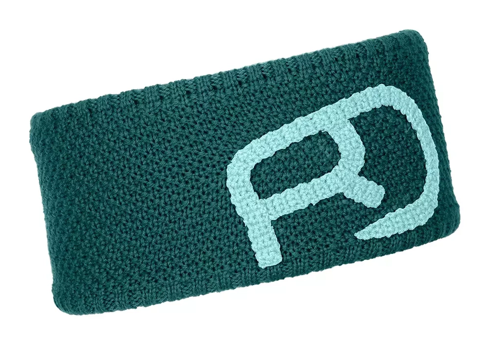 Damska Opaska Wełniana Ortovox Rock'N'Wool Headband W - pacific green