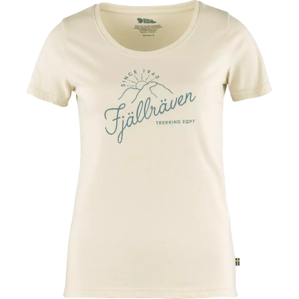 Koszulka Damska Fjallraven Sunrise T-shirt W  - Chalk White 