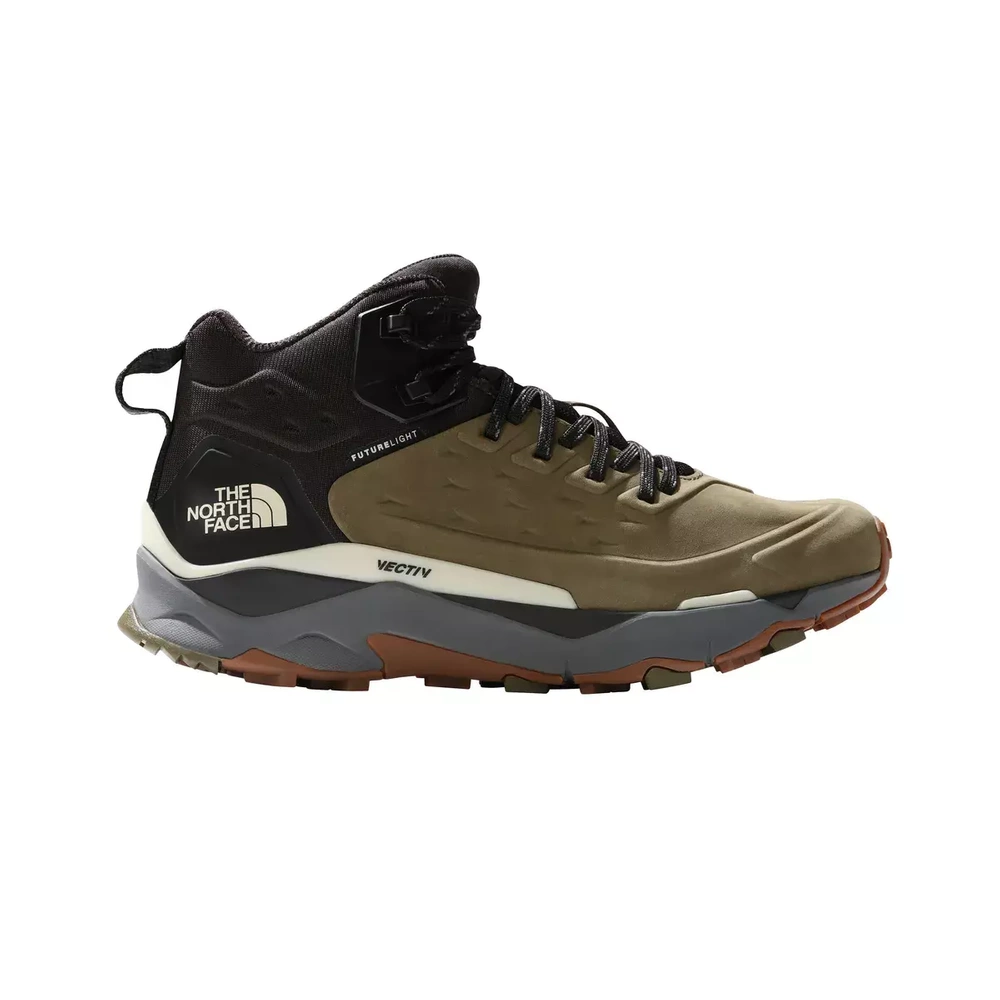 Buty Outdoorowe The North Face M Vectiv Exploris Mid Futurelight Lthr - Military Olive