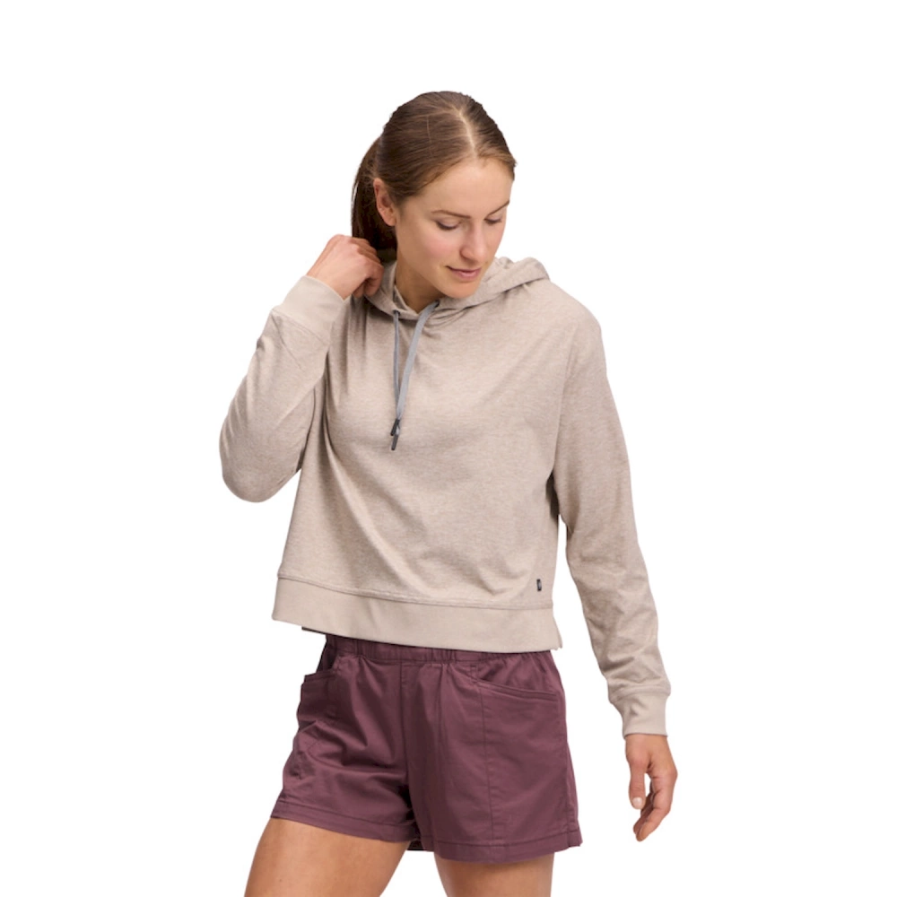 Damska Bluza z Kapturem Black Diamond W Circuit Midlayer Hoody - Moonstone