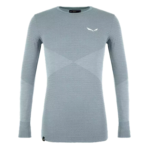 Koszulka Salewa M ZEBRU RESPONSIVE L/S TEE - 0310/Flint Stone