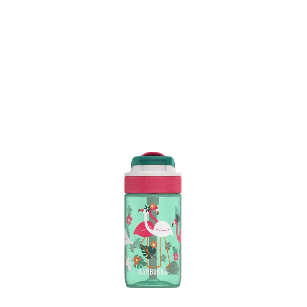 Butelka na wodę dla dzieci Kambukka Lagoon 400ml - Pink Flamingo